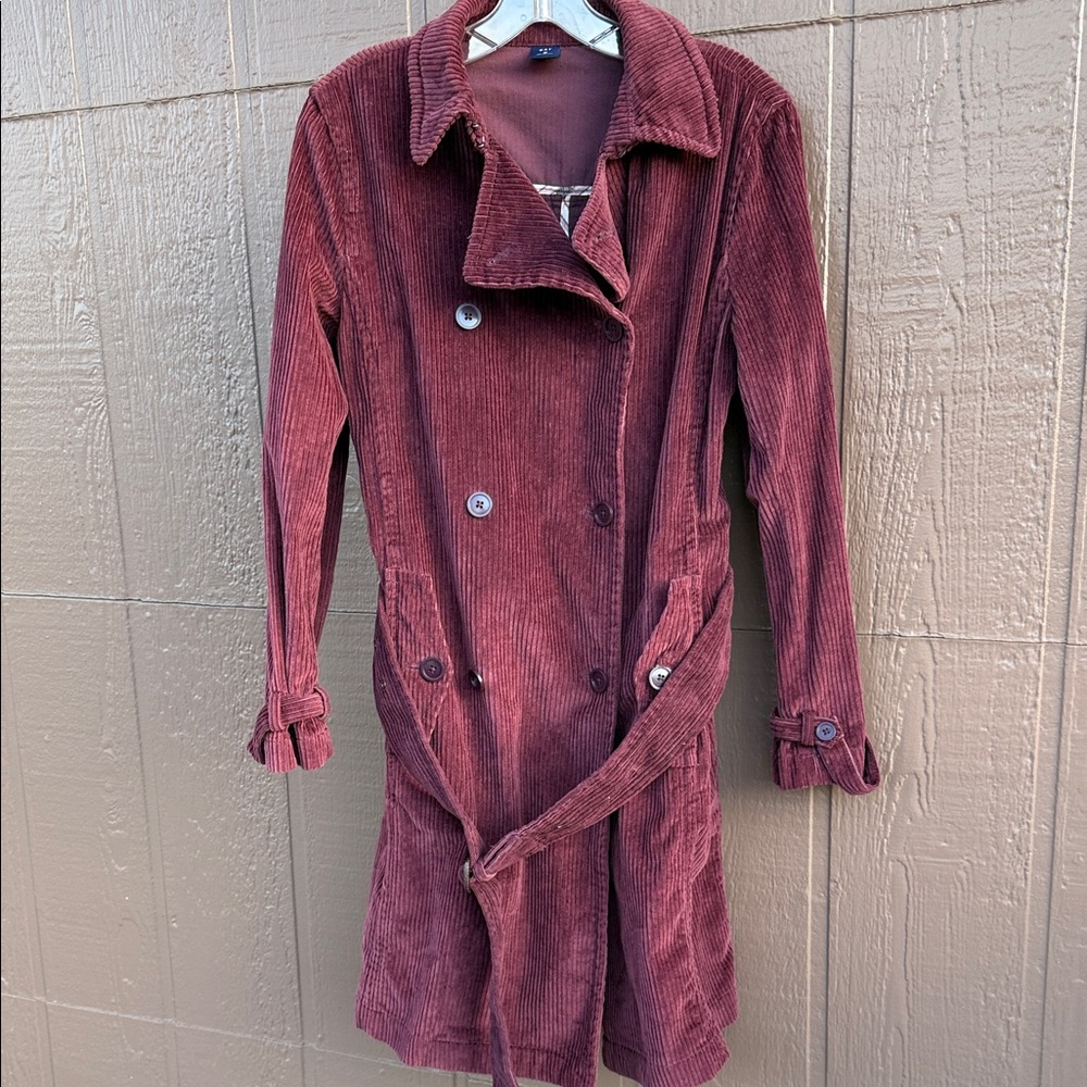 Gap Corduroy Trench Coat